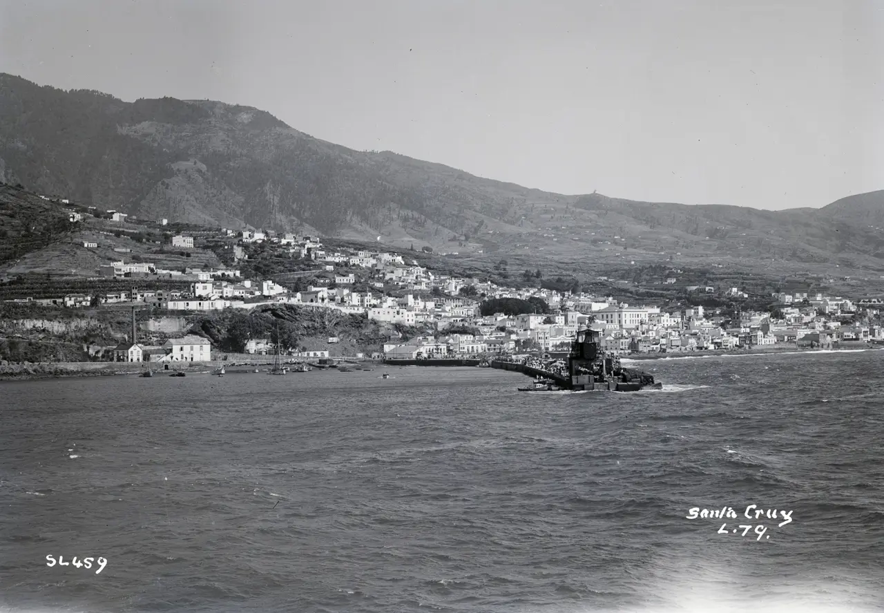 Vista parcial de Santa Cruz de La Palma